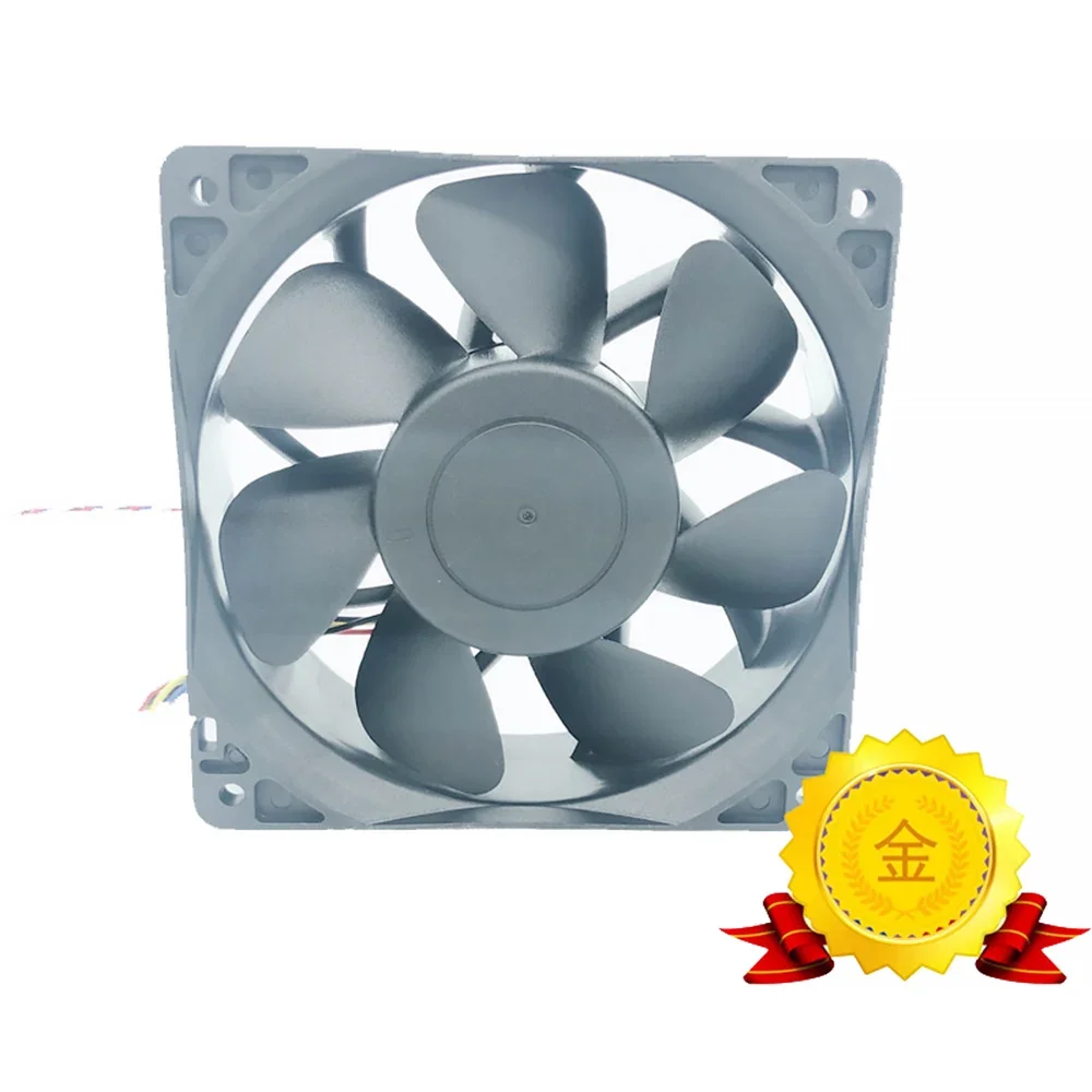 Ventiladores de Refrigeração Industrial Case, Violência Servidor, 120mm, 12cm, FFB1212VHE, 120x120x38mm, DC 12V, 1.5A, 24W, 4 Fios