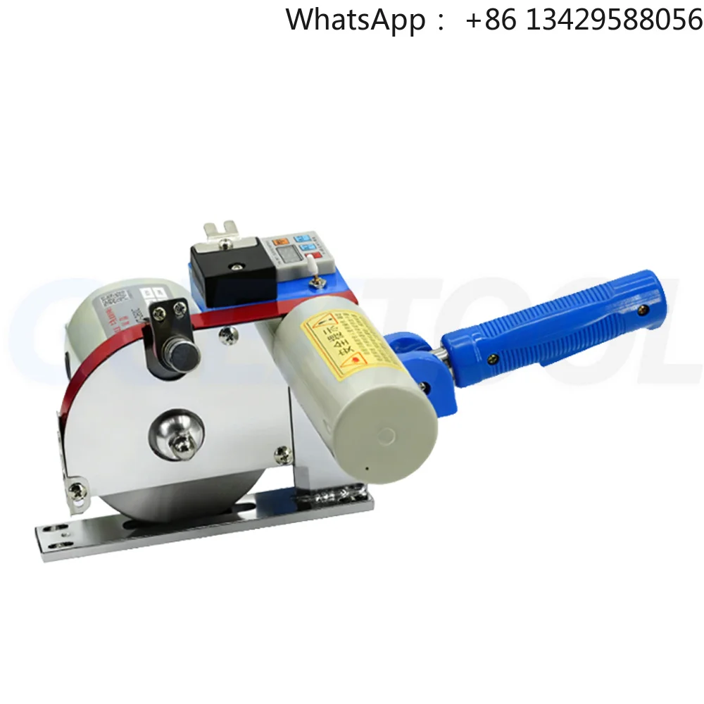 Electric Fully Automatic Rag Cutter Track Cloth/Leather/Fabric Slitting Machine Knife Scissors MT-260C 100m/min