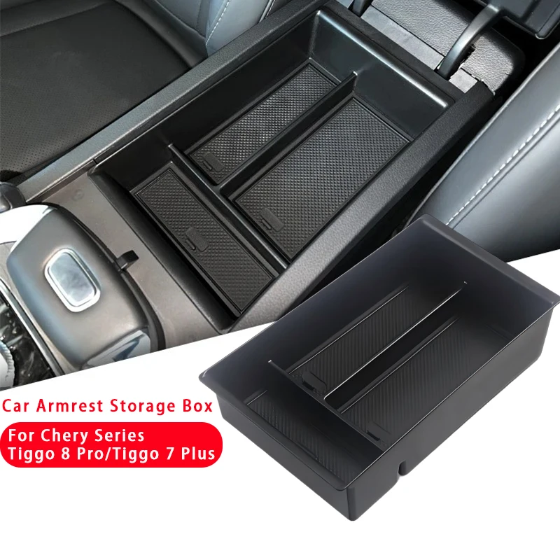 

﻿ For Chery Tiggo 8 Pro/Tiggo 7 Plus Center Console Armrest Storage Box Car Internal Modified Storage Box Decor Accessories