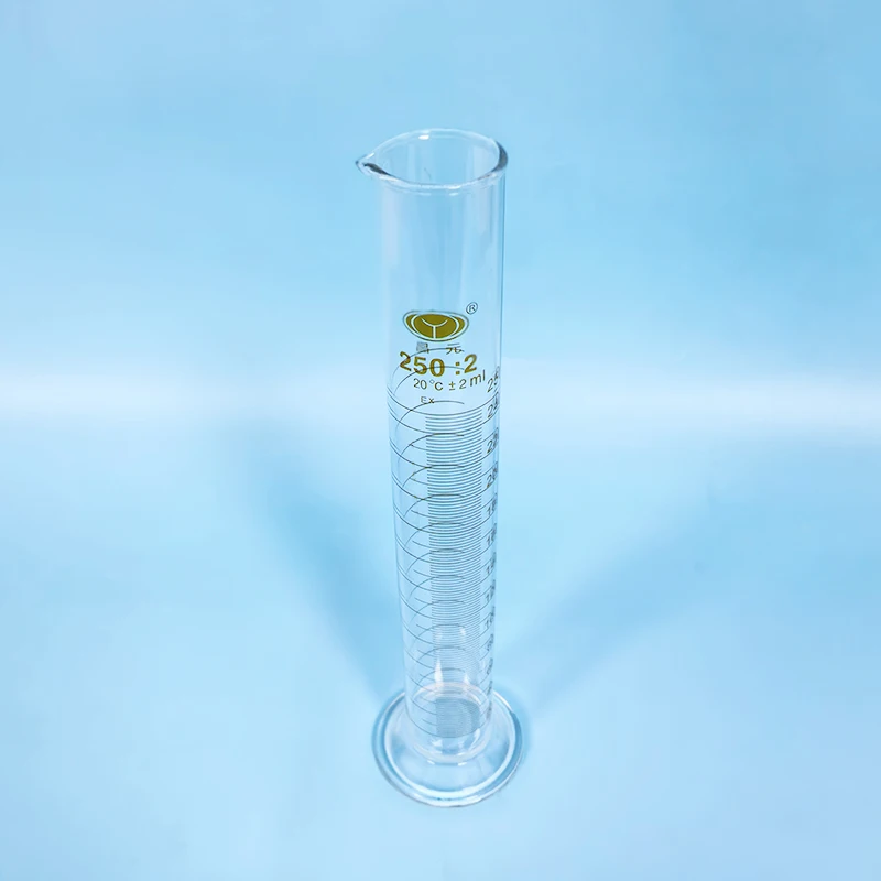 CHANGYUAN High borosilicate glass measuring cylinder, Capacity 5mL-2000mL, Graduated Glass Laboratory Cylinder
