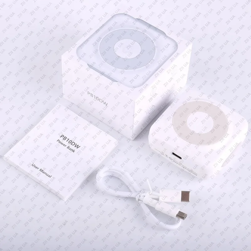 

Магнитный портативный внешний аккумулятор ISDT PB10DW с беспроводной двусторонней быстрой зарядкой, 2100 мАч, большой емкости