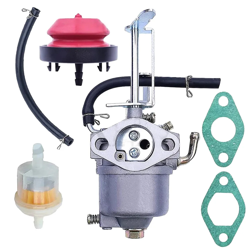 1set Snowblower Carburetor With Gaskets Oil Bubble Fuel Filter For 119-1980 Clear Models 418ZR 418ZE Garden Power Tool Accessory
