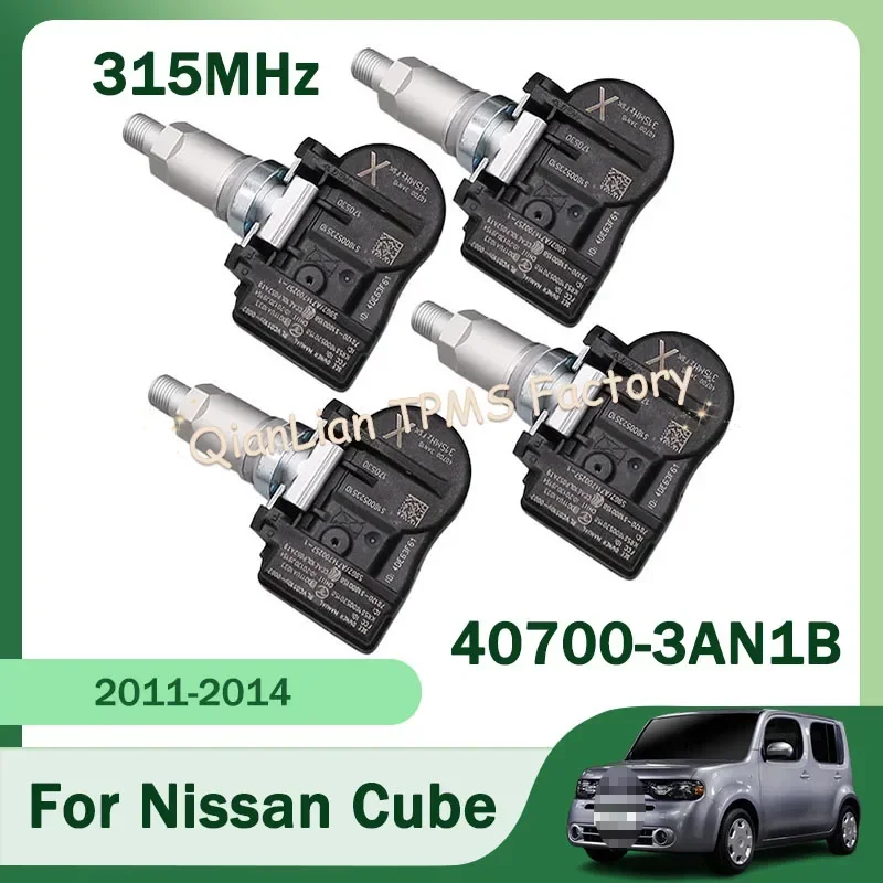 

1/4 шт. 40700-3AN1B для Nissan Juke Cube Versa Leaf Sentra Versa Note система контроля давления в шинах 315 МГц TPMS датчик в шинах