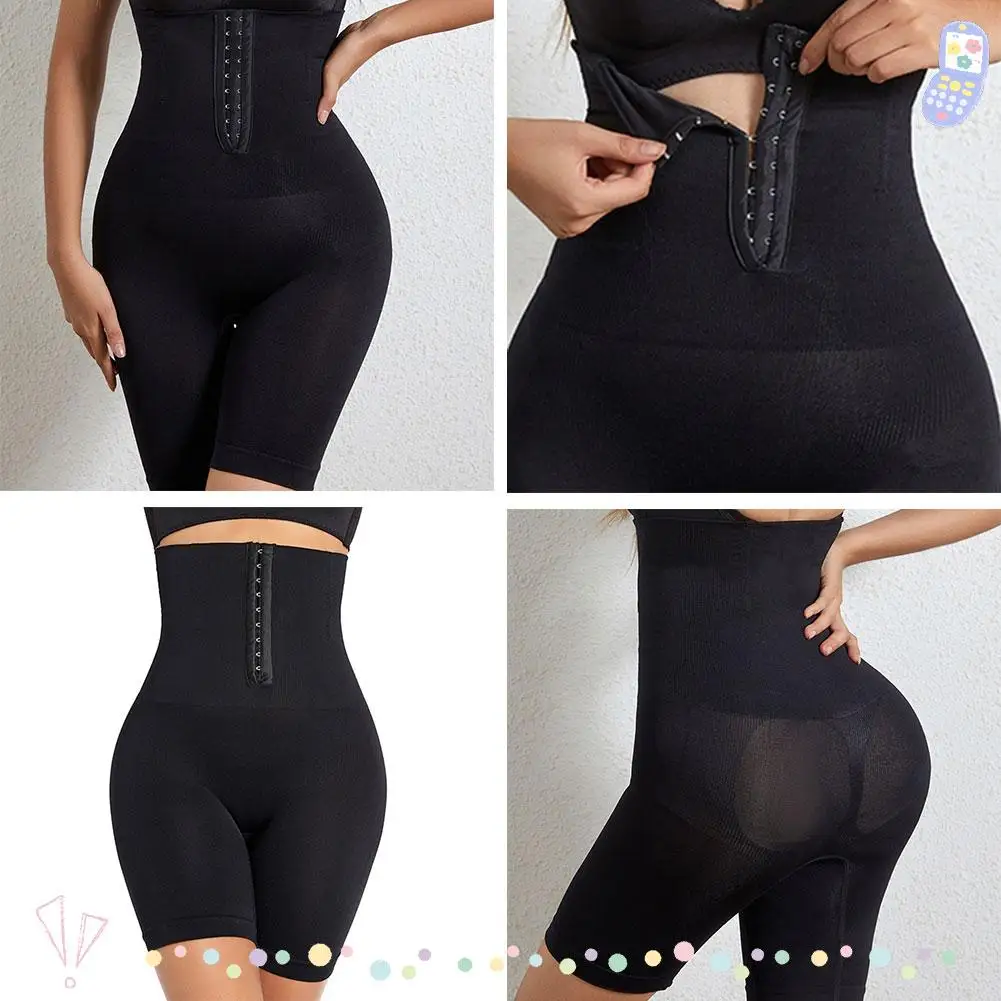 

Black Large Size High-waisted Abdominal Pants For Women Postpartum Waist Girdle Belly Buttock Lifting Tight Pants Seamless Q6R6