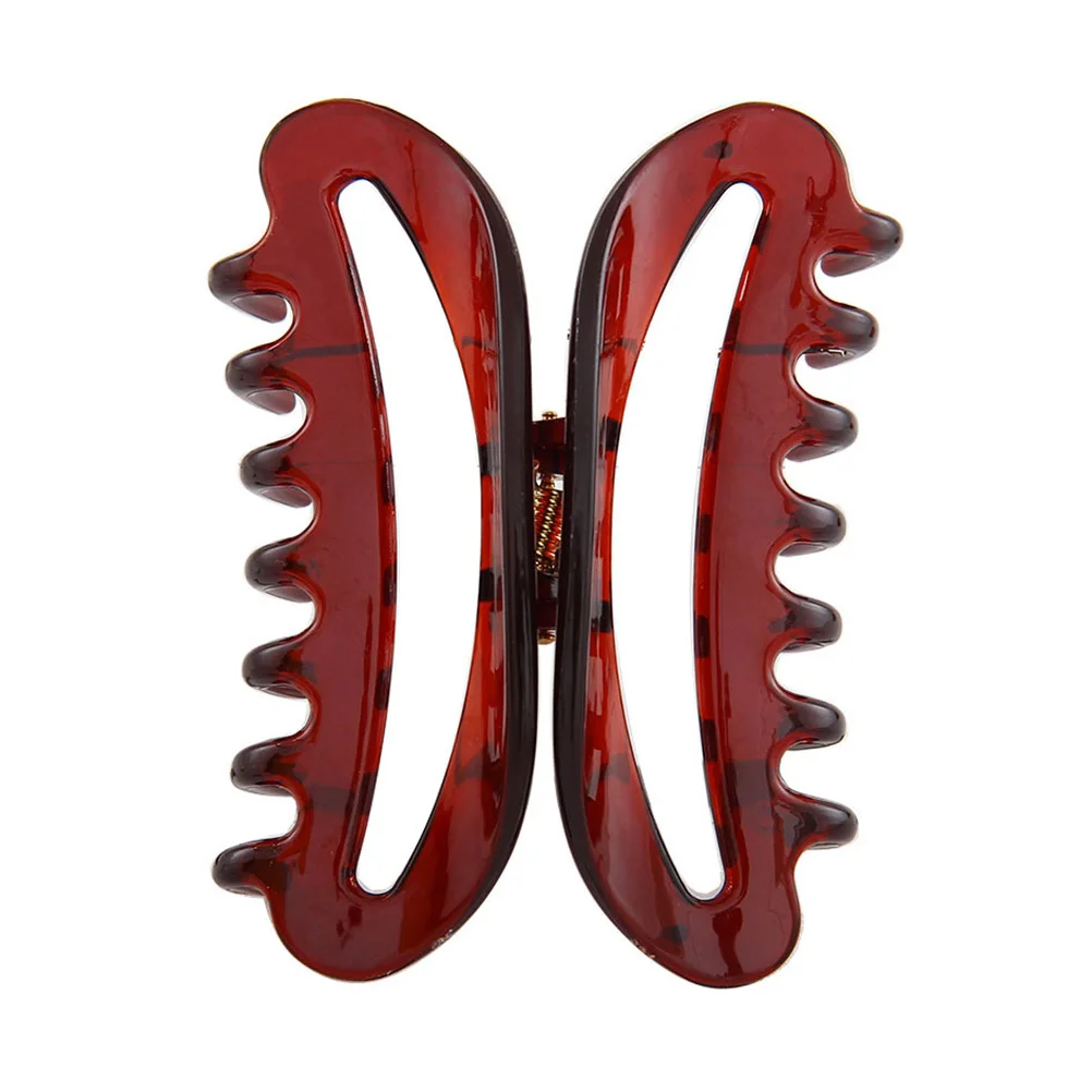 

2Pcs Moon Shape Hair Claw Clip Semicircular Adjustable Hair Clip Durable Styling Tools for Women Girls Girl Claw Clips