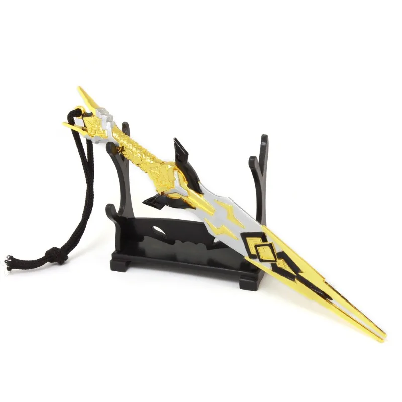 17 سنتيمتر/6.69in الشرف الملوك لعبة الطرفية سلاح نموذج لعبة صغيرة سكين المعادن الحرف اليدوية حلية نموذج جمع شاشة لسطح المكتب #5