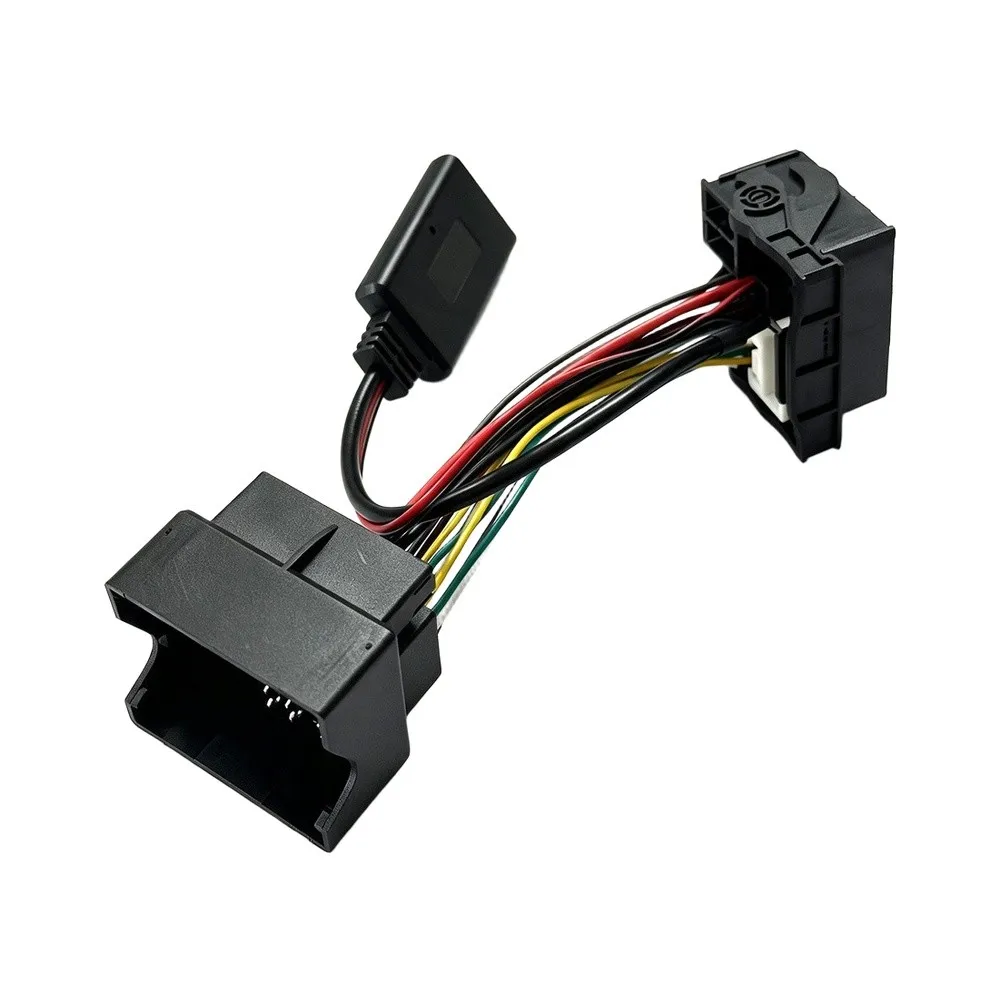 12 Pin Car Stereos Wireless Audio Wiring Kit Replacement Cable With Microphone For Skoda RCD510 RNS510 RCD310 Head Unit