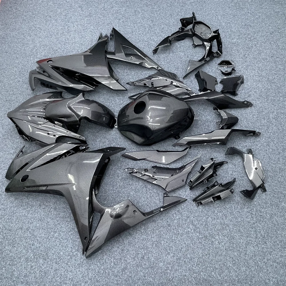 The ABS motorcycle fairing is suitable for the full body shell of CBR500R with carbon fiber paint in 2016 2017 2018 16 17 18