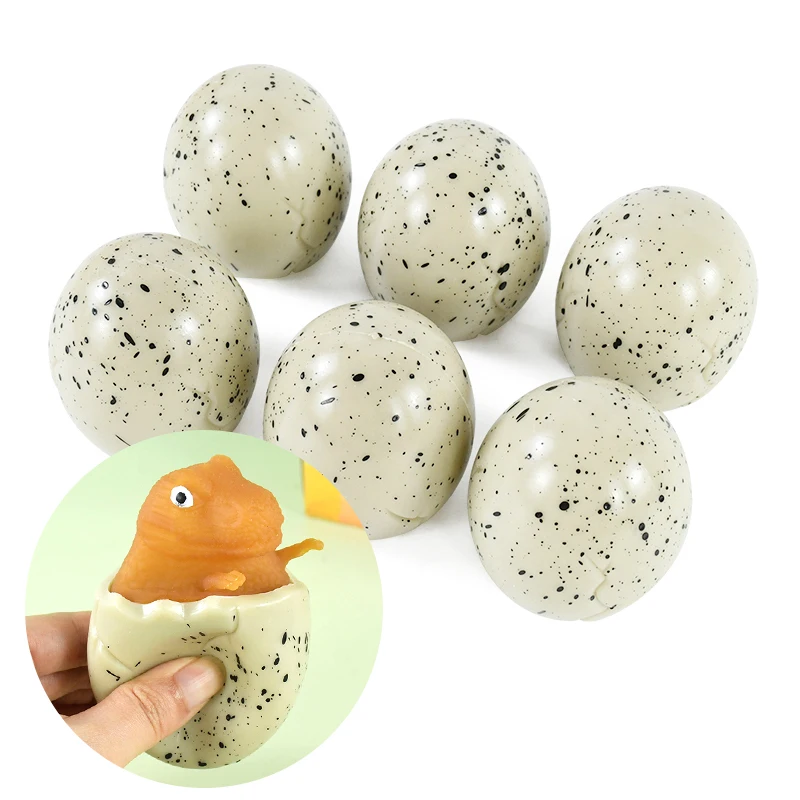 Creative Dinosaur Egg Anti Stress Squeeze Toys Fun Pinch Animal Vent Ball Kid Children Birthday Party Favors