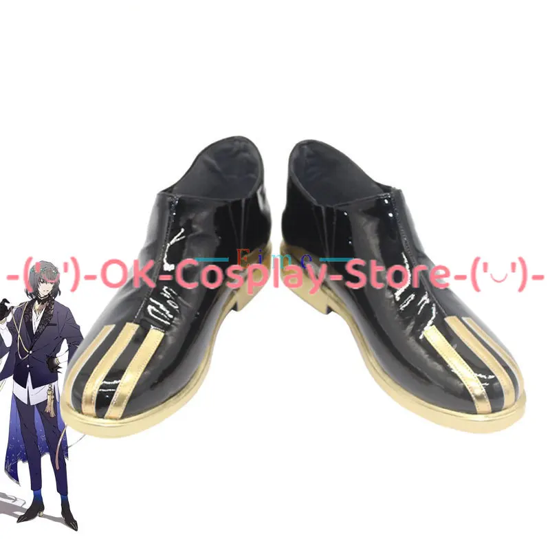 

FGO Oberon Cosplay Shoes PU Leather Shoes Cosplay Prop Halloween Carnival Boots Custom Made