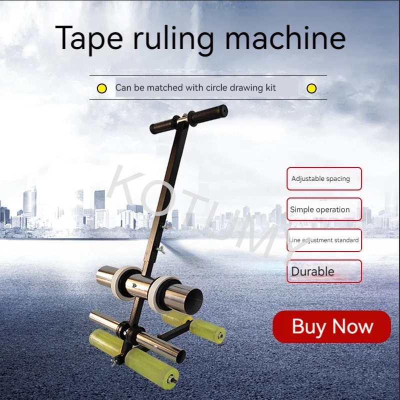 Tape Marking Machine Hand-Push Tape Sticking Machine School Basketball Court Business District Tape Machine Marking Cordon