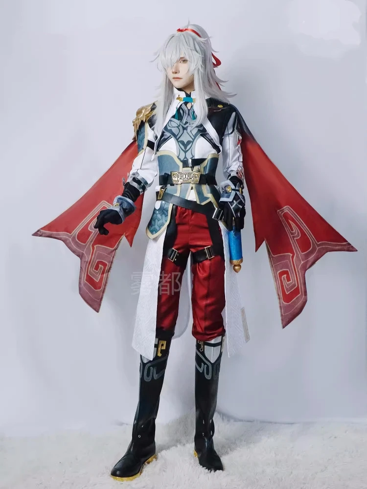 

Jing Yuan Cosplay Game Suit Honkai: Star Rail Fashion Uniform Anime Men Halloween Carnival Party Role Play Outfit Stock