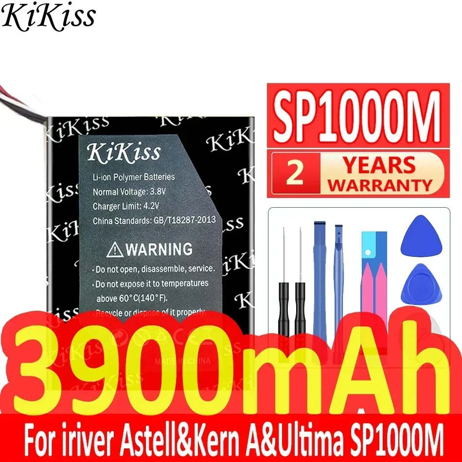 3900mAh KiKiss Powerful Battery For iriver Astell&Kern A&Ultima SP1000M Digital Batteries