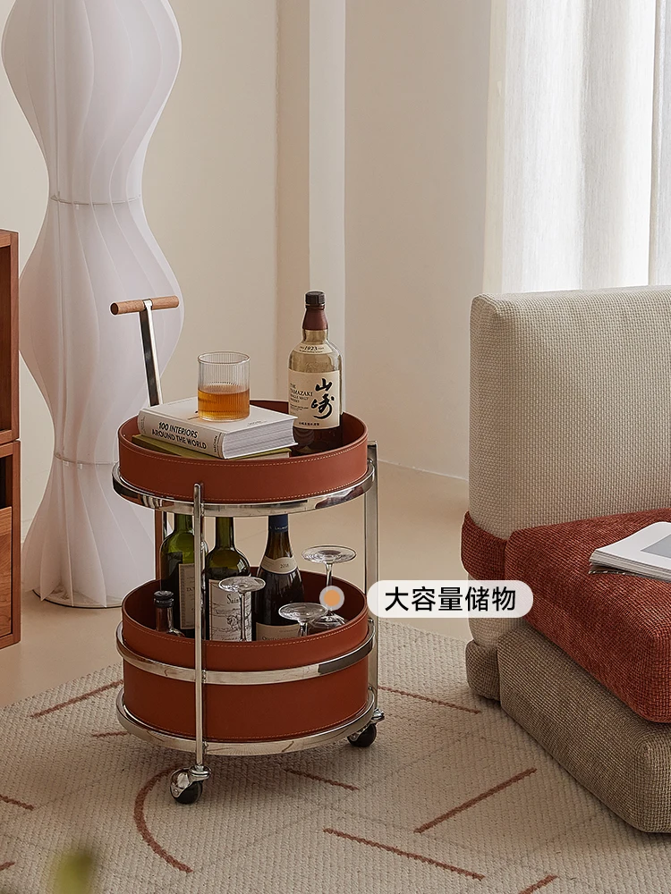 Trolley mobile household drinks restaurant Nordic living room