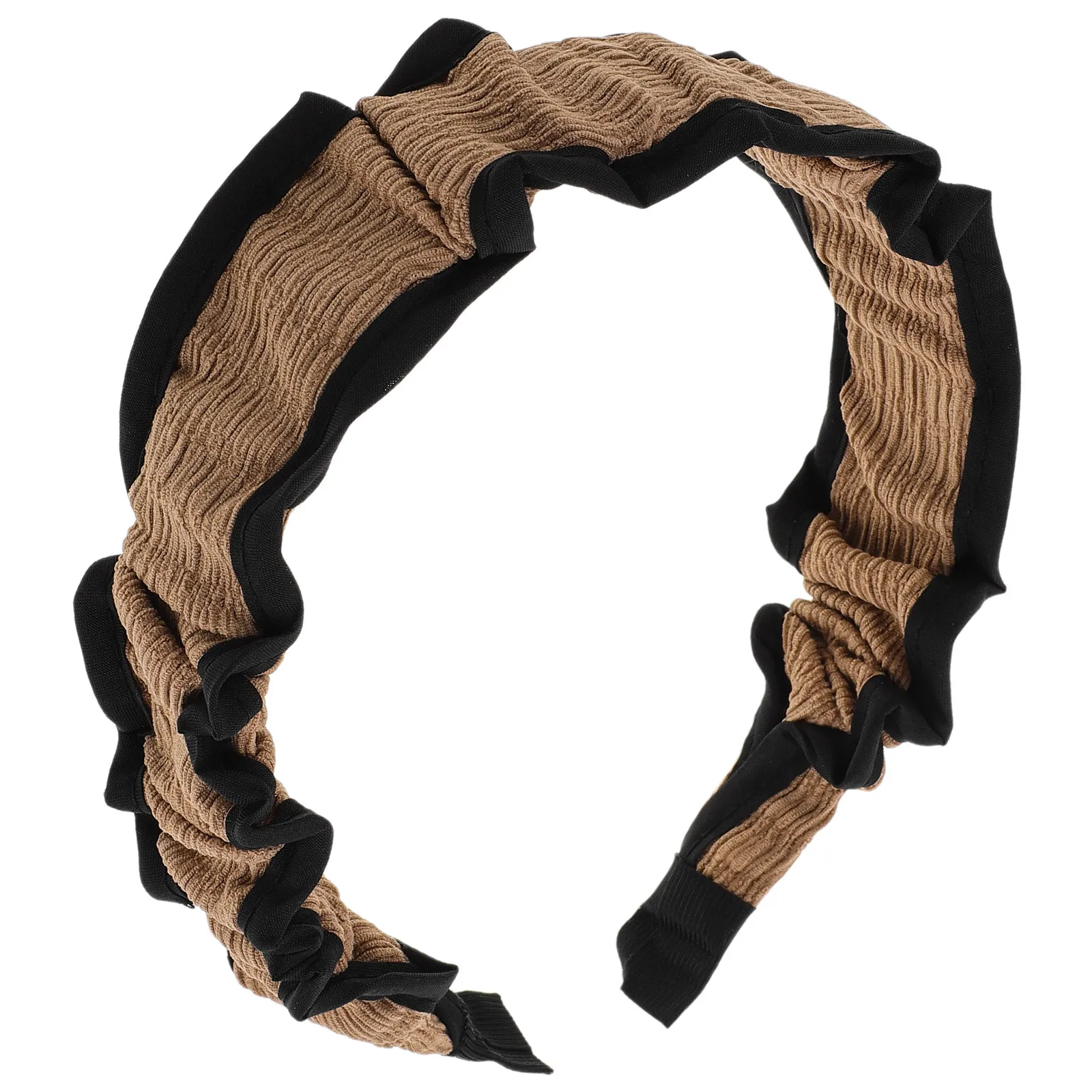 

Wide Ruched Headband for Women's Hair Makeup Spa Facial Skincare Hairband Stylish Non Slip Hair Accessories for Girls