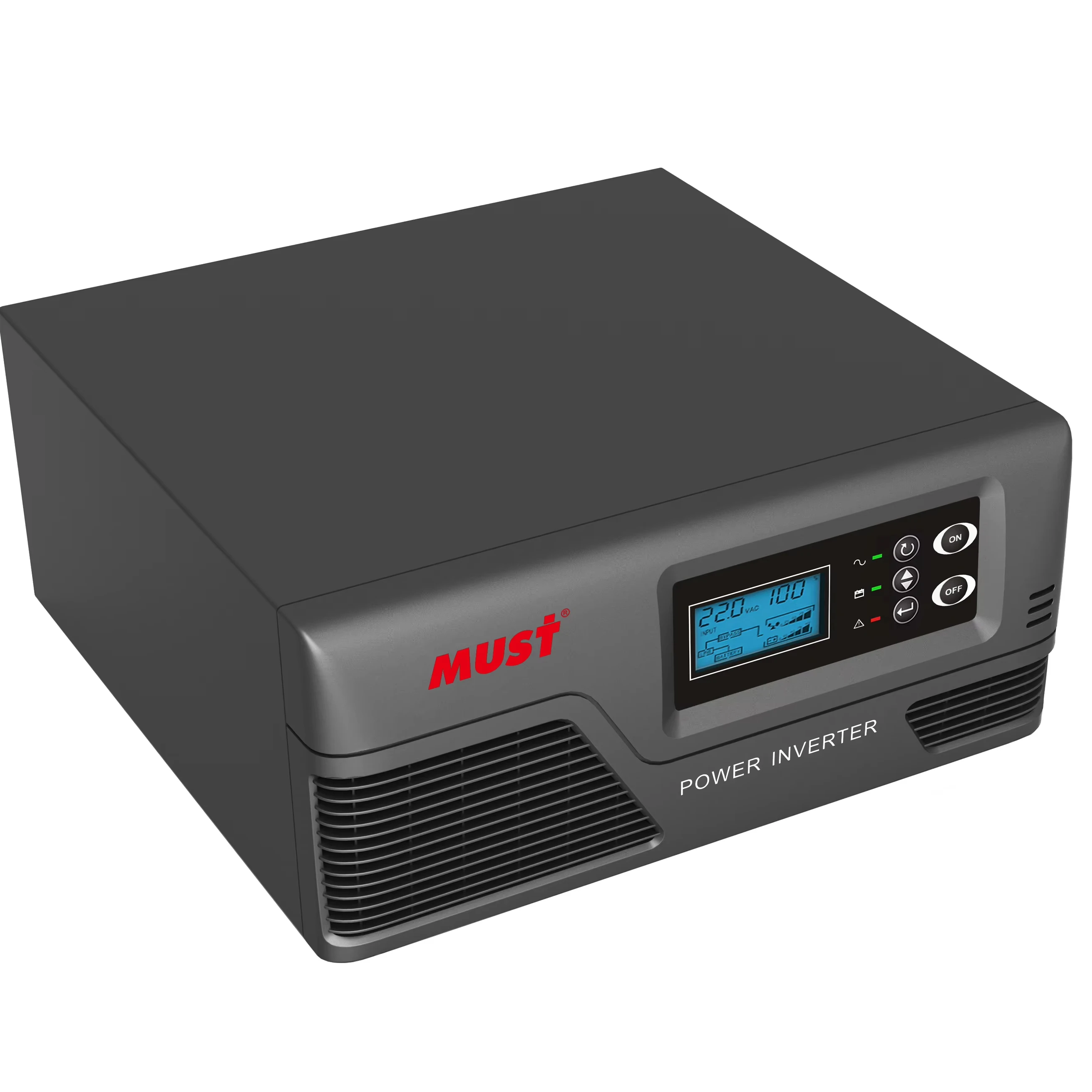 

12V/24V AC Low Frequency Toroidal Transformer Power Inverter with Charger - 300W to 1000W Models