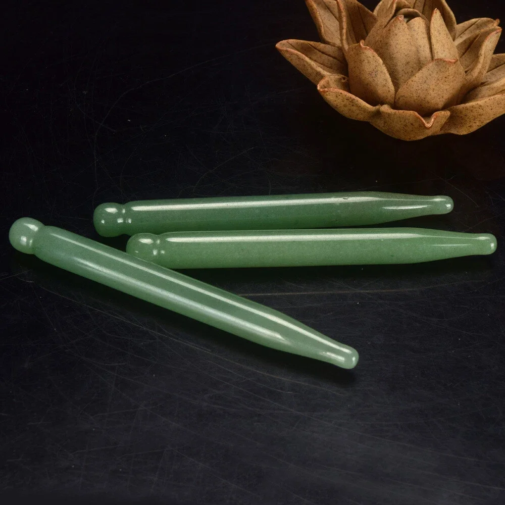 اليدوية الطبيعية اليشم الوجه الوخز بالإبر نقطة غواشا عصا تدليك سبا العلاج روز كوارتز اليشم حجر غوا شا كشط مدلك