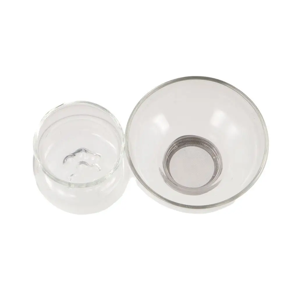 

Clear Glass Glass Tea Filter Japanese Style Heat-Resistant Tea Residue Strainer Partition Funnel Mountain Shape Kung Fu Tea Set