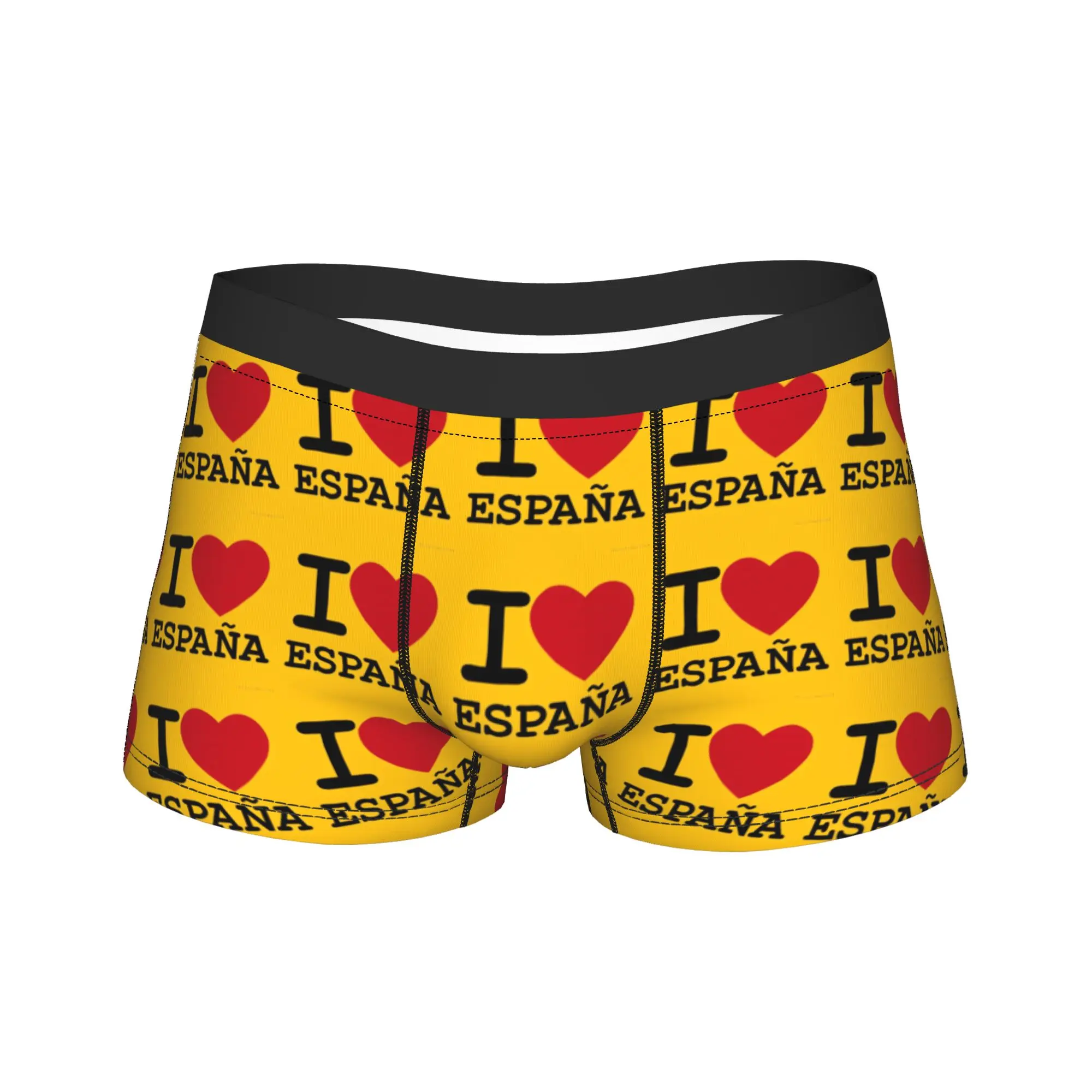 

Spain Vox Flag Underwear Male Boxer Brief Comfortable Boxer Shorts Quality Printing Large Size Underpants