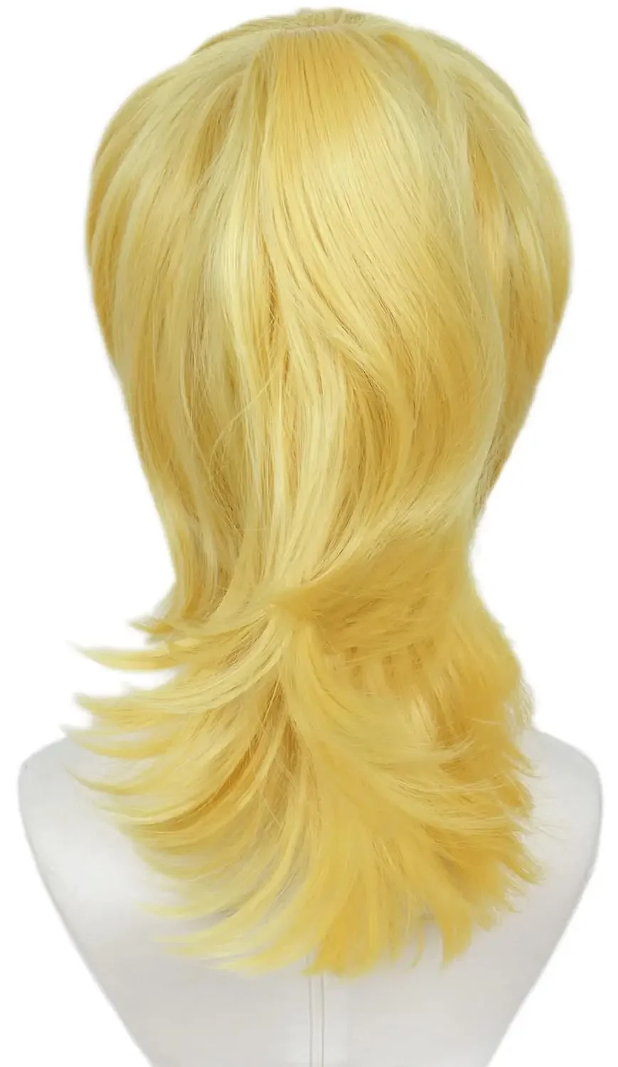 Pelucas de princesa para mujeres y niñas, peluca de pelo largo, rizado, ondulado, amarillo claro, melocotón, fibra sintética resistente al calor para Cosplay