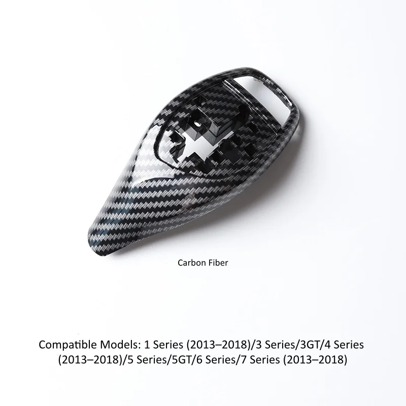 High-quality Carbon Fiber Sport Gear Shift Trim Lever Knob Interior Replacement Cover For BMW F30 F31 F32 F33 F36 Series