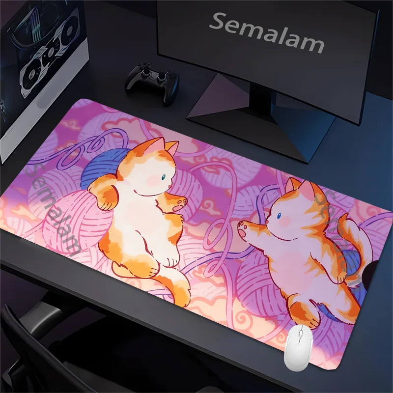 mouse-pad-de-jogo-rosa-com-gato-fofo-e-bola-de-la-tapete-kawaii-anime-com-base-de-borracha-antiderrapante-40x80-para-jogos-e-escritorio