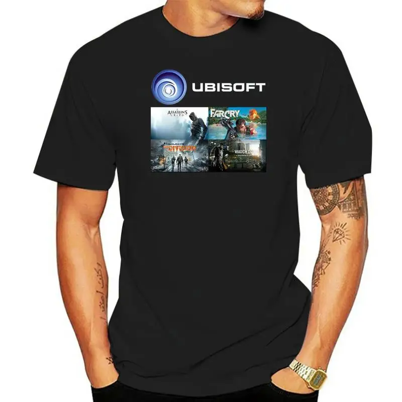 NEW Ubisoft Games Assasins Far cry the Division  Etc T-SHIRT S-2XL