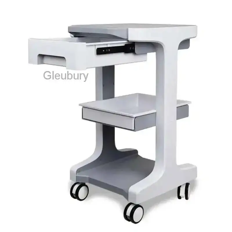 Foldable Salon Cart Drawers Beauty Salons Space-saving Anti-bumping Design Load-bearing Universal Wheels Beauty Salon Trolley image 6