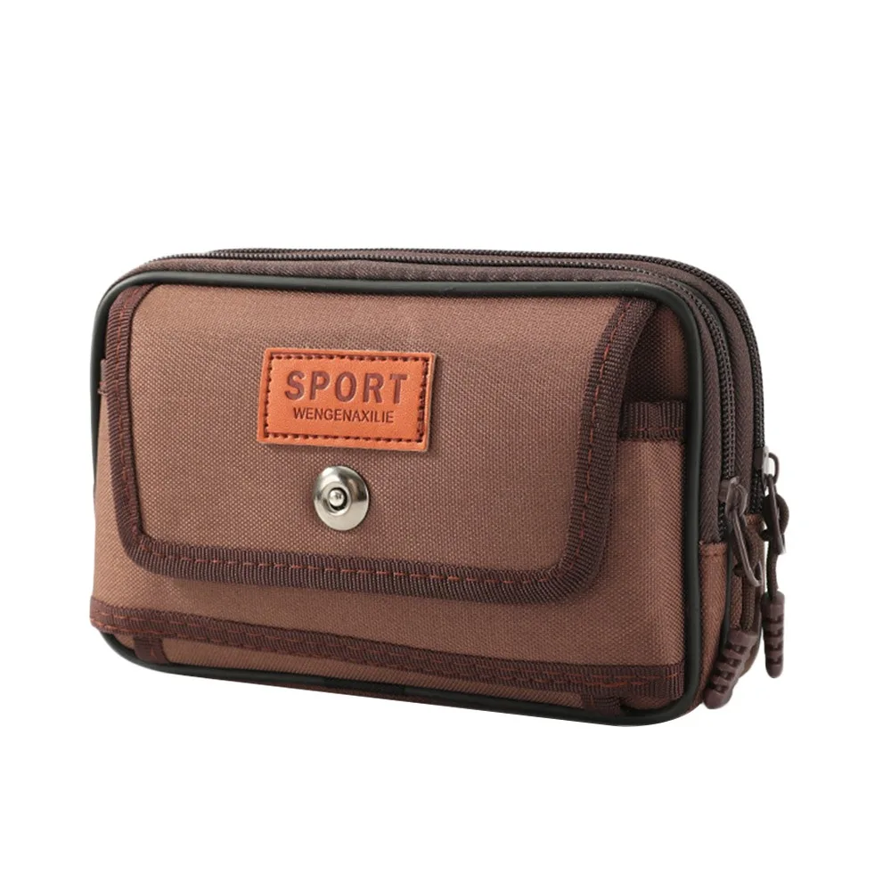 

Спортивная многофункциональная поясная сумка, кошелек, парусиновая дорожная поясная поясная сумка, уличная портативная поясная сумка