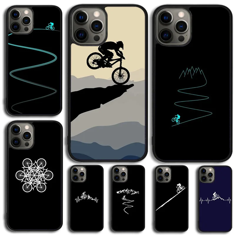 Ride Mountain Bike Bicycle Art Phone Case For Samsung Galaxy S10 S22 S23 S24 Note 10 20 Lite S20 Plus S21 Ultra Back Cover
