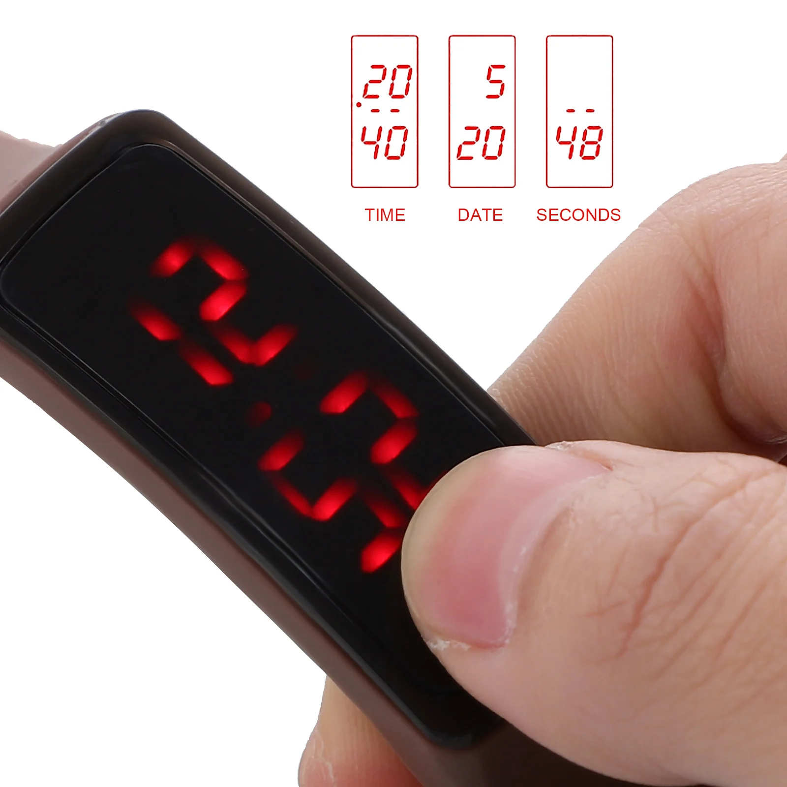 

14 Pcs LED Watch Digital for Boys Girls Sports Lightweight Skin Friendly Quartz Led Watches For Boys Wristwatch