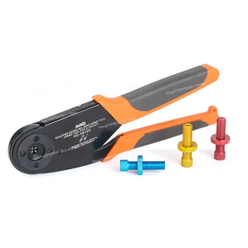 Solid Contact Crimping Tool HD-2612D, Adjustable Design AWG 26-12 Size 12 16 20 for DT DTP DTM Connectors