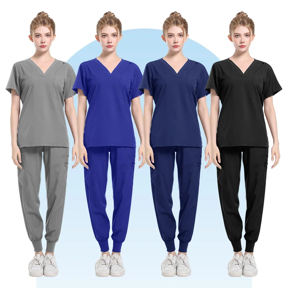 

High Quality Scrub Uniform Jogging Pant Pet Grooming Doctor Work Clothes Health Care Medical School Accessories Nursing Workwear