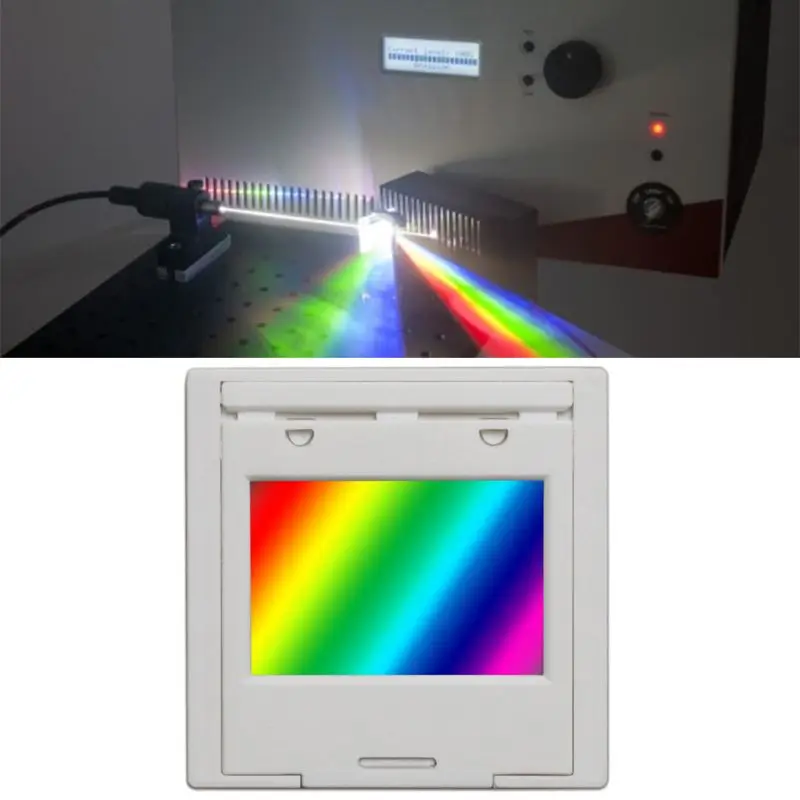 Diffraction Grating 50/100/300/600 line 2mm Transmission Grating Spectrophotometer Optical teaching experiment