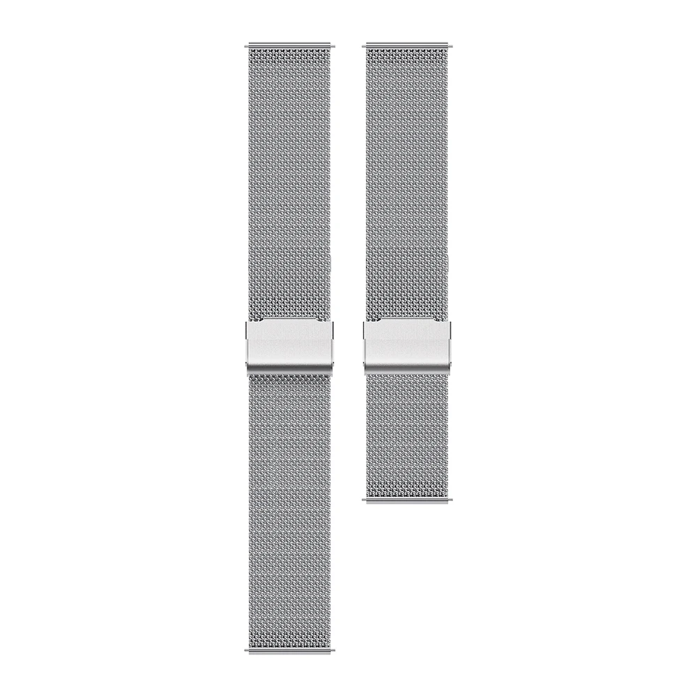 18mm 20mm 22mm 24mm Armbänder Universelle Ersatzriemen Damen Herren Armband Silbernes Armband 0,6/1,0mm Mesh Milanese Metallarmband – Detail 19