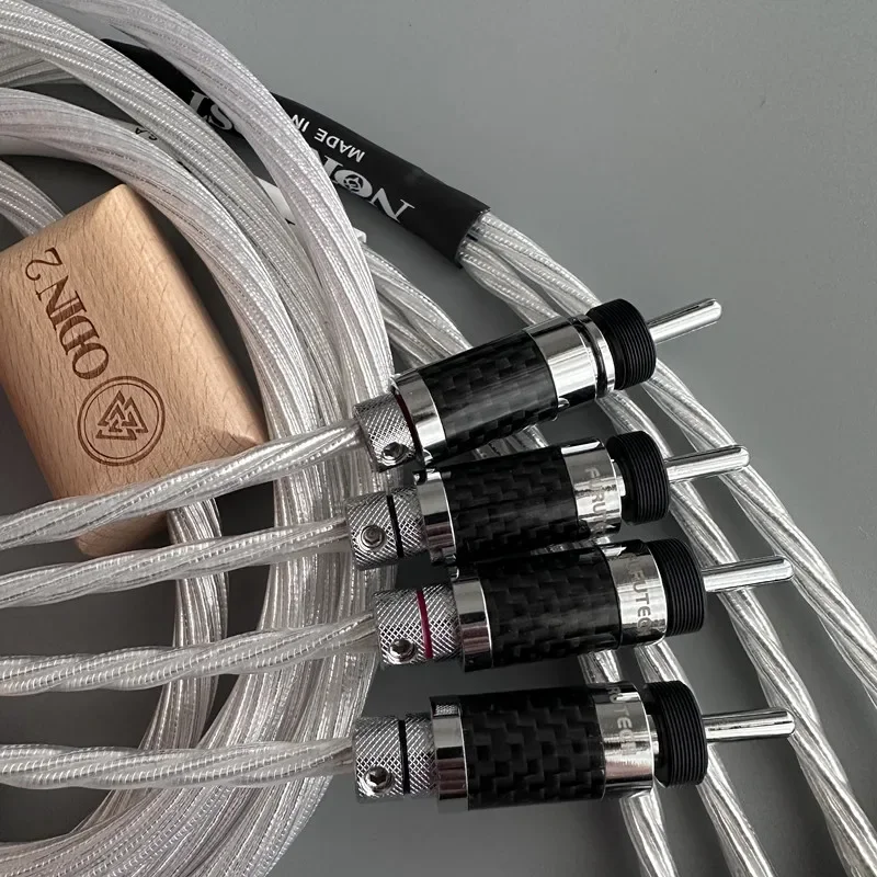 Nordost Odin One Pair  sterling silver flagship audio speaker cable HiFi main speaker amplifier cable gold-plated Furutechplug