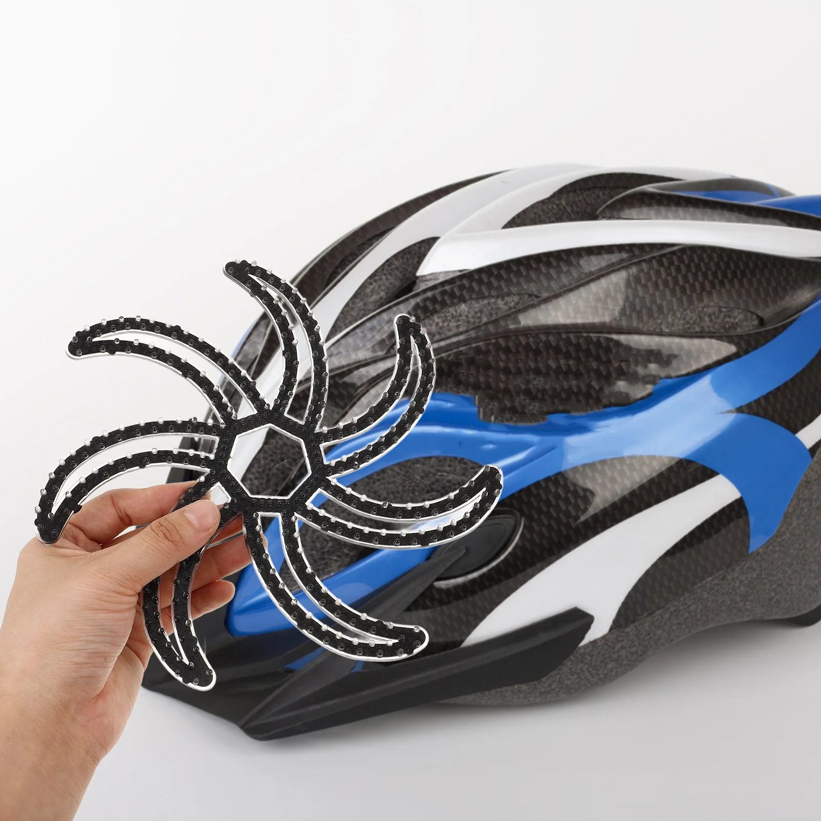 

2Pcs Soft Comfortable Silicone Padding Inserts for Cycling Helmets Accessories Motorcycle Liner Helmat Accessory