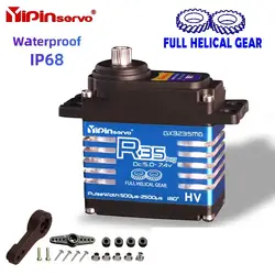 Waterproof IP68 Servo 35 40 55 60 70KG All steel helical gear Digital Servos For rc accessories 1/8 1/10 Remote control toy car