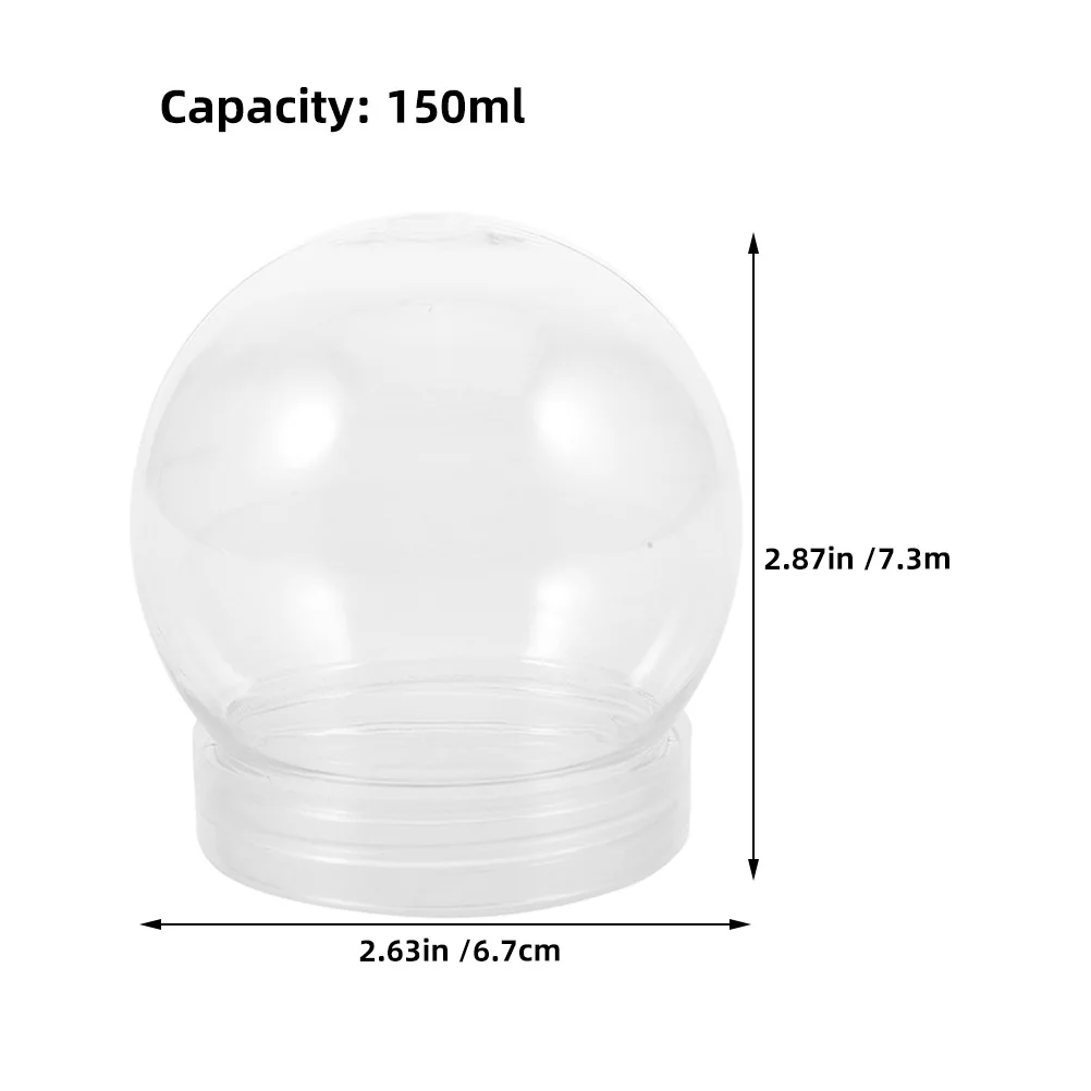 Water Globe Jar Make Your Own Snow Round DIY Globes Making Kit Crafts Child