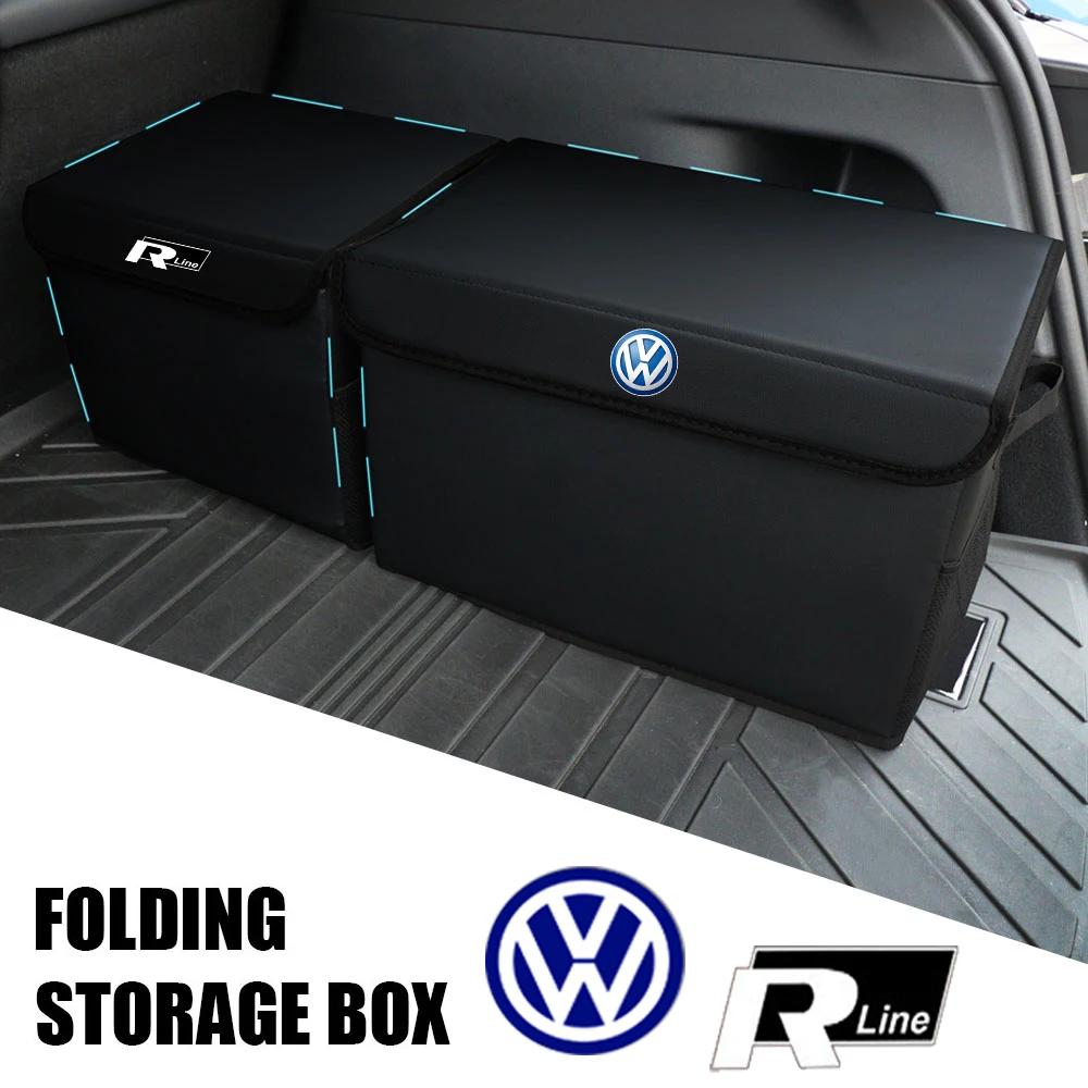 Large Capacity Car Storage Bag Trunk Folding Organizer Felt Storage Box For Volkswagen VW Golf Polo Tiguan Jetta Touran CADDY