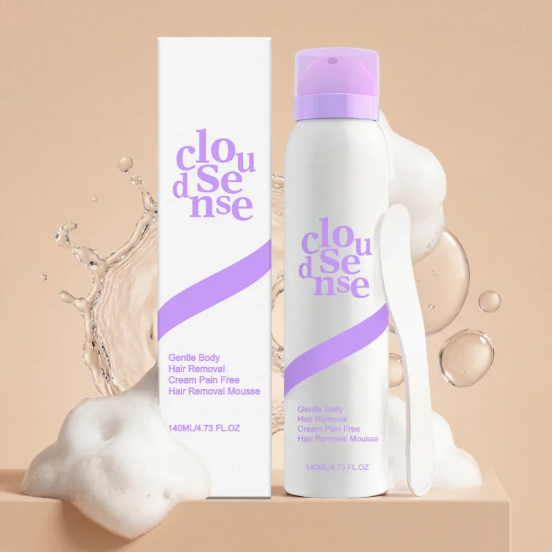 Espuma Depilatoria Suave, Hidratante y Refrescante para Todo el Cuerpo, Limpieza Corporal Diaria, Espuma Depilatoria Portátil