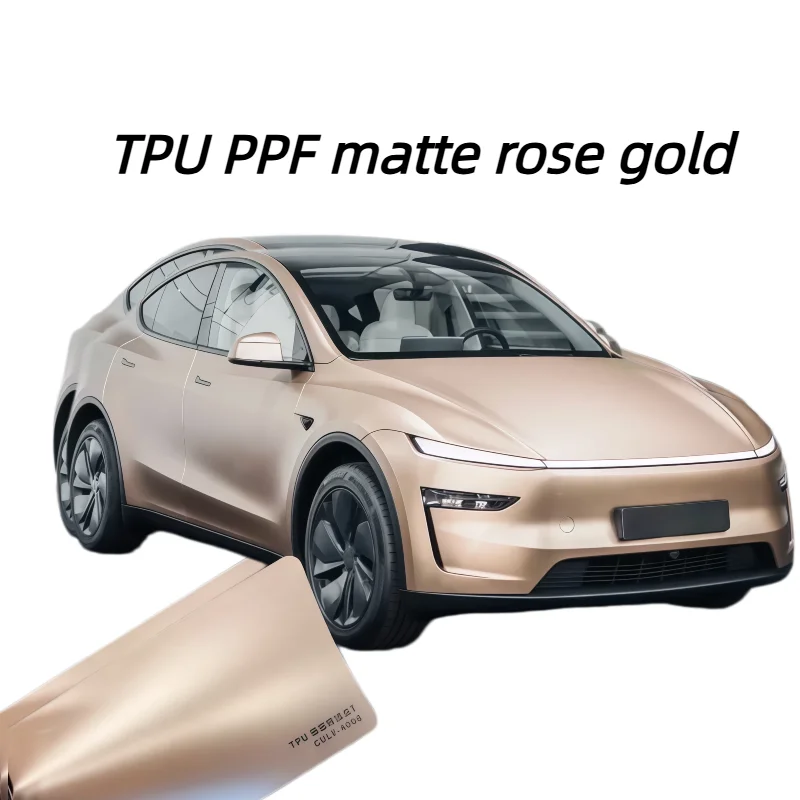 

Матовая розовая золотая пленка TPU PPF для оклейки авто, самовосстанавливающаяся, для защиты краски, изменяющая цвет, виниловая пленка в рулонах, бесплатная доставка, горячая распродажа