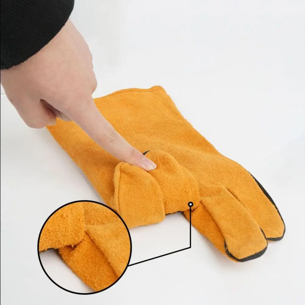 

Soft Welding Gloves Heat Resistant Flexible Gardening Safety Gloves Protective Anti-scalding Leather Working Gloves Farms