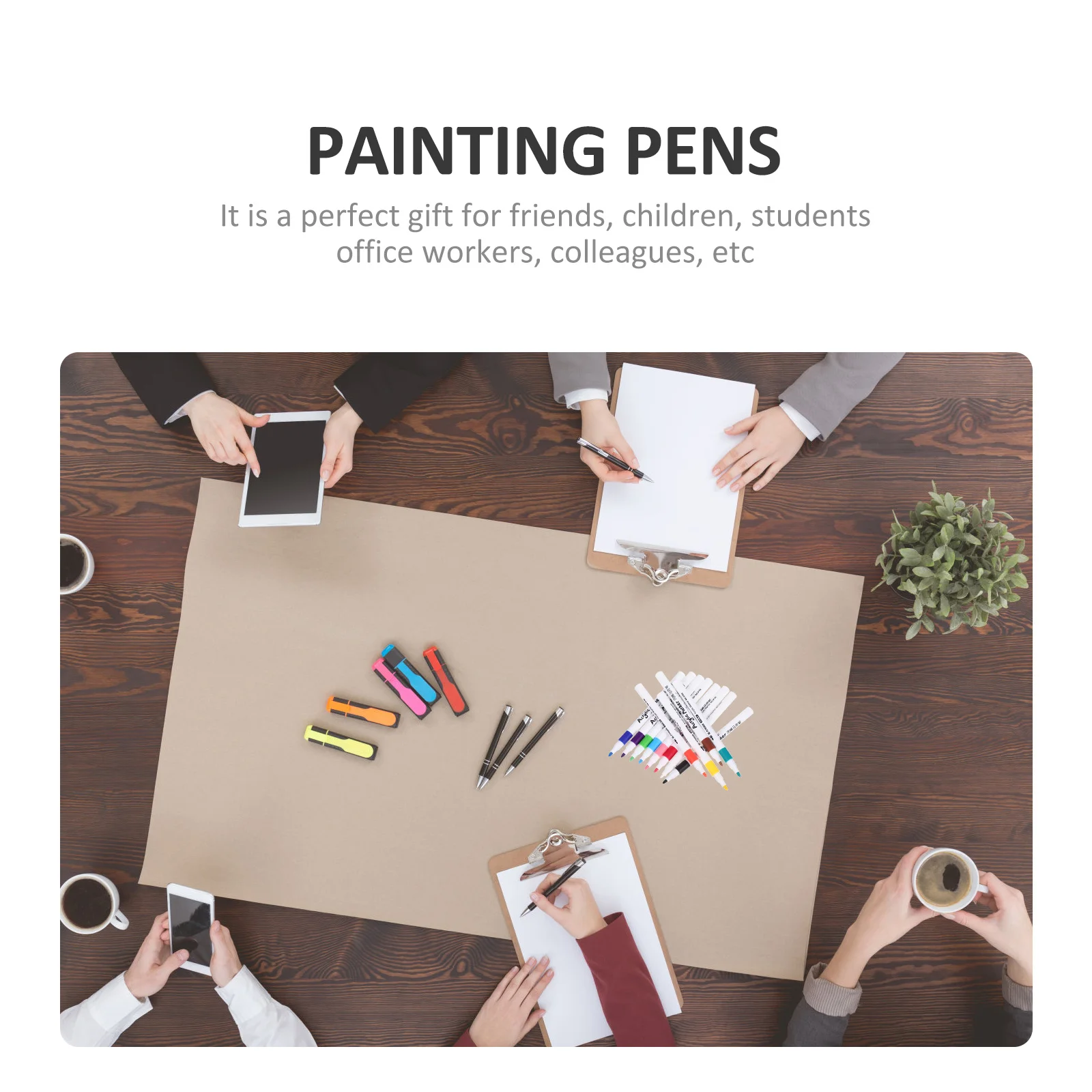 

12Pcs Art Markers Set Vibrant Paint Pens for Adults Drawing Painting Graffiti Craft Projects on Paper Canvas Glass Rock