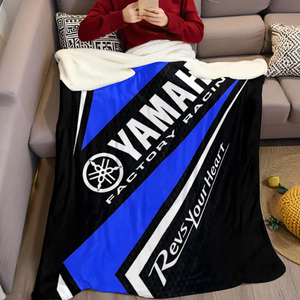 Luxury Y-Yamaha-s Flannel Blanket Perfect for Sofa Office Bed Travel Sleep Read Relax Camping four season use