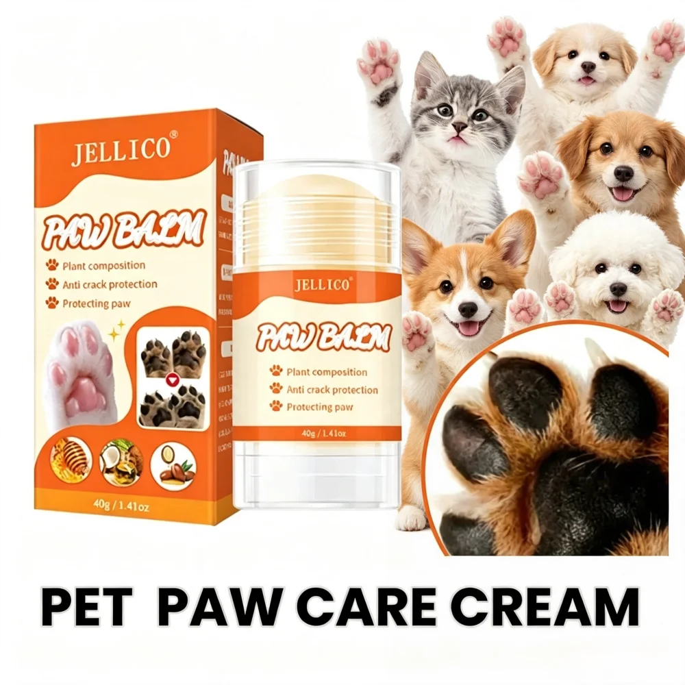 Crema para el Cuidado de las Patas de Mascotas, para Perros y Gatos, Hidrata, Suaviza las Plantas de las Patas, Previene la Piel Seca, Crema Nutritiva Diaria, Suministros para Patas de Mascotas
