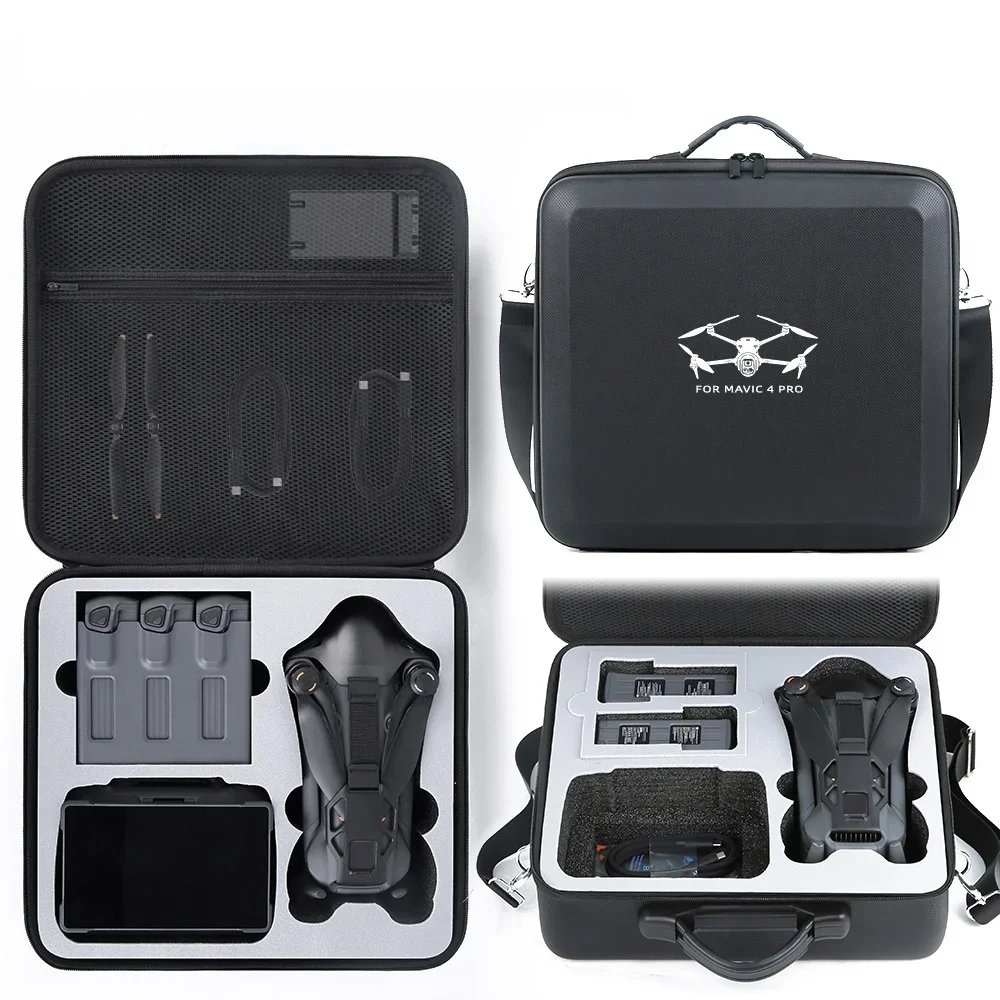 

Carrying Case Bag Suitable for DJI Mavic 4 Pro Organizer Bag for RC PRO2 Storage Box Travel Protective Bag Drone Accessories