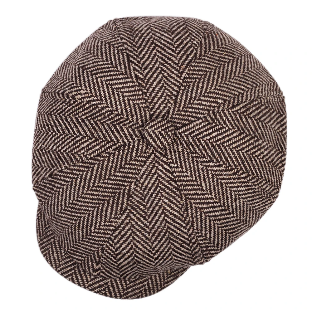 2022 Hot Sale Striped Black Hat High Quality Beret Men\'s Ivy Newsboy Hat Ladies Beret Pointed Eye Mask Wholesale