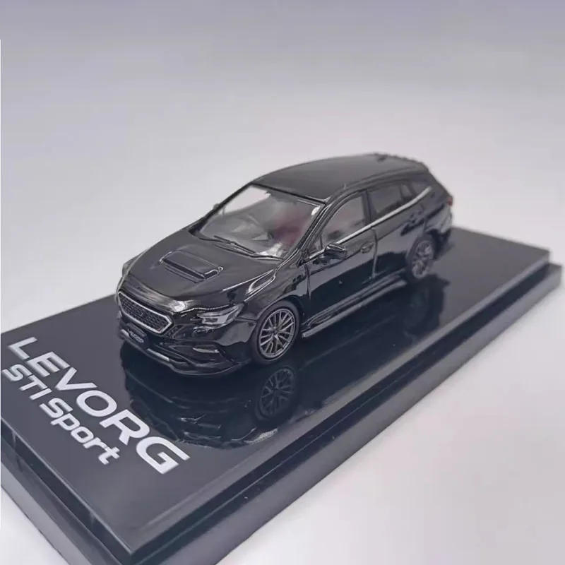 1:64 Scale LEVORG STI Sport Commercial Vehicle Simulation Alloy Car Model Decoration Collection Gift Decration Souvenir Display