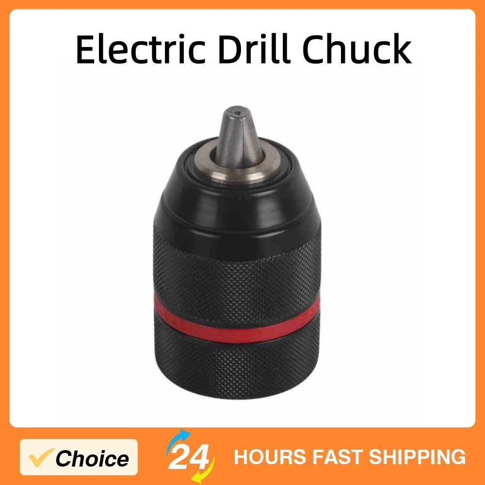 

Металлический сверлильный патрон с резьбой 3/8 дюйма, самозажимной, без ключа, с креплением 1/2 дюйма, для электродрели, 13 мм